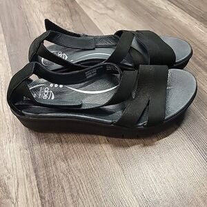 Abeo Bio System Sandals, Black, Size 9